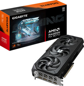 GIGABYTE Radeon RX 9070 GAMING 16GB, 16GB GDDR6 Grafikkarte, 2x HDMI, 2x DP GIGABYTE Radeon RX 9070 GAMING 16GB, 16GB GDDR6 Grafikkarte, 2x HDMI, 2x DP