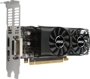 MSI GeForce GTX 1050 Ti 4GT LP, 4GB GDDR5 Grafikkarte DVI, HDMI 2.0b, DisplayPort 1.4