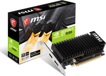 MSI GeForce GT 1030 2GHD4 LP OC, 2GB DDR4 Grafikkarte, HDMI 2.0b, DisplayPort 1.4