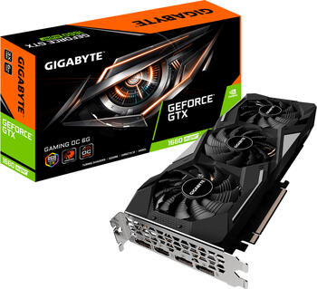 Gigabyte GeForce GTX 1660 SUPER Gaming OC 6G, 6GB GDDR6 Grafikkarte, HDMI, 3x DP