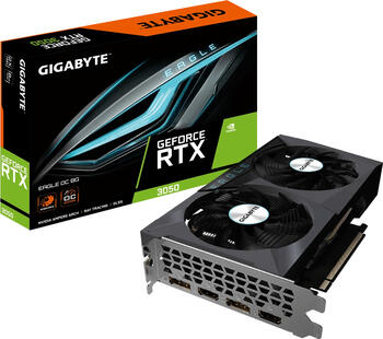 GIGABYTE GeForce RTX 3050 Eagle OC 8G, 8GB GDDR6 2x HDMI, 2x DP