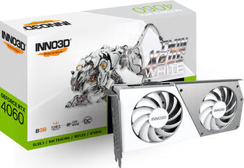 INNO3D GeForce RTX 4060 Twin X2 OC White, 8GB GDDR6