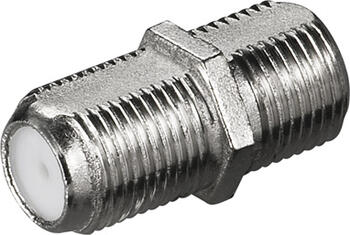 goobay Adapter F-Kupplung > F-Kupplung mit Verdrehschutz
