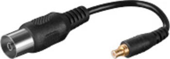 goobay Koaxial Adapter, Koax-Buchse/MCX- Stecker