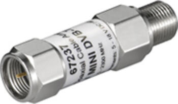 Kabelschnittstellen-/Gender-Adapter F Silber