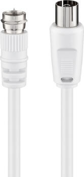 1,5m SAT/Antennen Adapterkabel (<70 dB), 2x geschirmt