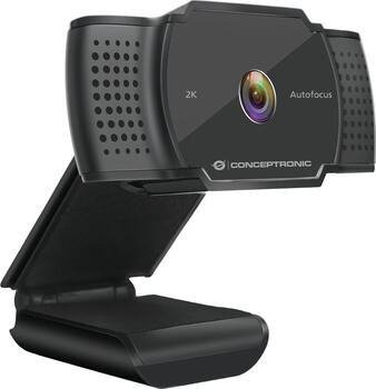 Conceptronic Amdis 2K-Super-HD-Autofokus-Webcam