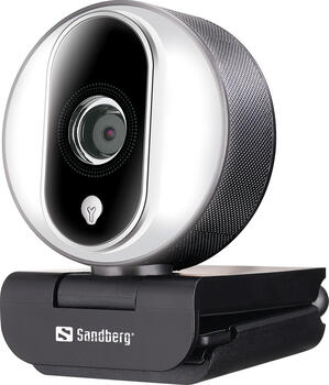 Sandberg Streamer USB Webcam Pro mit Ringleuchte