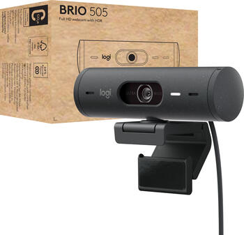Logitech BRIO 505, 1x USB-C (Buchse), 1920x1080 (30fps), 1280x720 (60fps) Logitech BRIO 505, 1x USB-C (Buchse), 1920x1080 (30fps), 1280x720 (60fps)