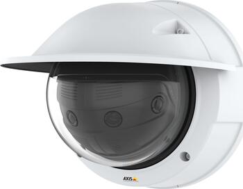 Axis P3818-PVE, 8 MP Outdoor Dome Netzwerkkamera, PoE Multisensor 180° Panorama, Lightfinder, Forensic WDR