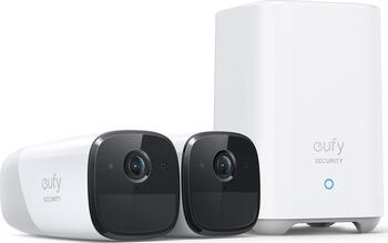 eufy eufyCam 2 Pro 2-Kameras + HomeBase 2 Set Netzwerkkamera 