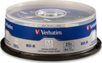 25er Spindel, Verbatim M-DISC BD-R 25GB 4x 