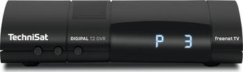 TechniSat DigiPal T2 DVR schwarz, 1x DVB-T2, HDTV Receiver freenet TV-Entschlüsselung, Irdeto