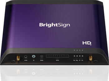 BrightSign HD225 Digitaler Mediaplayer Schwarz, Violett 4K Ultra HD
