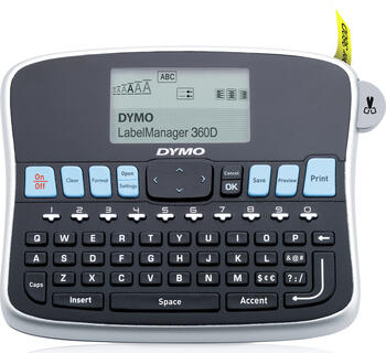 Dymo LabelManager 360D, Thermotransferdruck Qwerty UK/HK