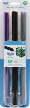 75er-Pack 3Doodler Filament Create+ & Pro+ PLA violett, schwarz, grau - Night Sky Mix