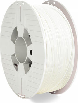 1.75mm Verbatim Filament PET-G, weiß, RAL 9003 1000g, 3D-Druckmaterial