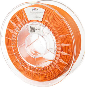 1.75mm Spectrum Filament PLA, Carrot Orange, 2000g, 3D-Druckmaterial