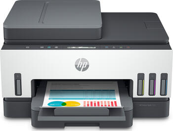 HP Smart Tank 7305 All-in-One, WLAN, Tinte, mehrfarbig- Multifunktionsgerät, Drucker/ Scanner/ Kopierer