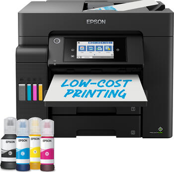 Epson EcoTank ET-5805&comma; Tinte&comma; mehrfarbig-Multifunktionsger&auml;t Drucker&sol;Scanner&sol;Kopierer&sol;Fax