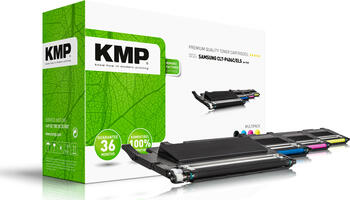KMP Kompatibler Toner zu Samsung CLT-P406C Rainbow Kit 