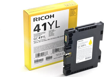 Ricoh GC41YL Gel gelb niedrige Kapazität 