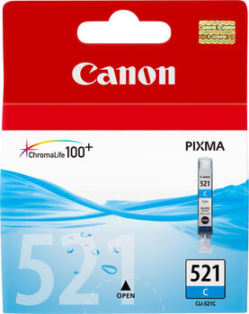 Canon Tinte CLI-521C cyan Canon Tinte CLI-521C cyan