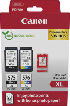 Canon Tinte PG-575XL/CL-576XL Photo Value Pack Canon Tinte PG-575XL/CL-576XL Photo Value Pack