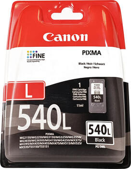 Canon PG-540L, original, schwarz Canon PG-540L, original, schwarz