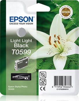 Epson T0599 Tinte schwarz hell hell 