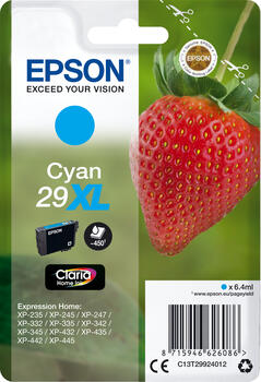 Epson Tinte 29XL cyan, 6.4ml