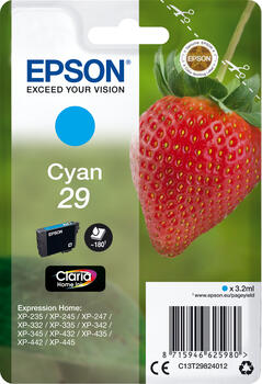 Epson Tinte 29 cyan, 3.2ml 