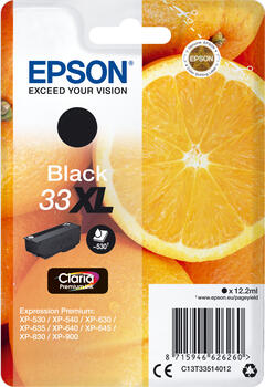 Epson Tinte 33 XL schwarz 12.2ml 