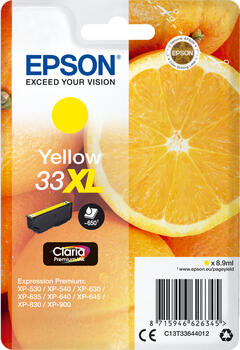 Epson Tinte 33XL gelb, Original Epson Tinte 33XL gelb, Original