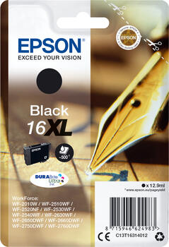 Epson Tinte 16XL schwarz, Original Zubehör, 12.9ml Epson Tinte 16XL schwarz, Original Zubehör, 12.9ml