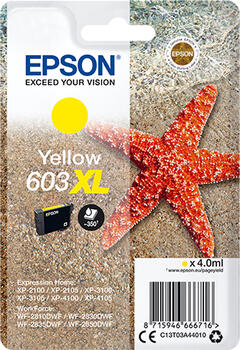 Epson Tinte 603XL gelb 