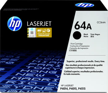 HP Toner 64A schwarz ca. 10000  A4-Seiten bei 5%