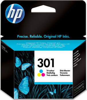 HP Druckkopf mit Tinte 301 dreifarbig 165 Seiten