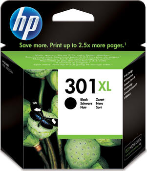 HP Druckkopf mit Tinte 301 XL schwarz Original Kapazität 480 Seiten HP Druckkopf mit Tinte 301 XL schwarz Original Kapazität 480 Seiten