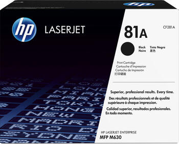 HP 81A Toner schwarz Original Kapazit&auml;t 10000 Seiten