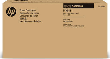 Samsung Toner CLT-P404B schwarz, 2er-Pack 