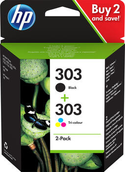 HP Druckkopf mit Tinte 303 Multipack