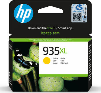 HP Tinte 935 XL gelb Original Kapazität 825 Seiten HP Tinte 935 XL gelb Original Kapazität 825 Seiten