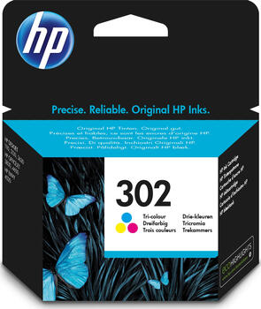 HP Druckkopf mit Tinte 302 dreifarbig 165 Seiten