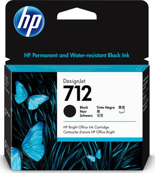 HP Tinte 712 schwarz, 80ml HP Tinte 712 schwarz, 80ml