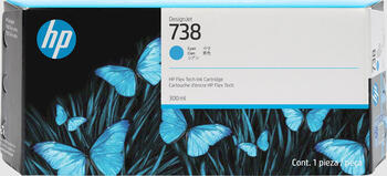 HP Tinte 738 300ml cyan
