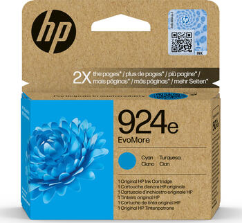 HP Tinte 924e EvoMore cyan HP Tinte 924e EvoMore cyan