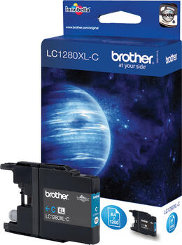 Brother LC1280XLC Tinte cyan Original 1200 Seiten Brother LC1280XLC Tinte cyan Original 1200 Seiten