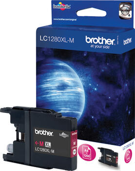 Brother LC1280XLM Tinte magenta Original 1200 Seiten Brother LC1280XLM Tinte magenta Original 1200 Seiten