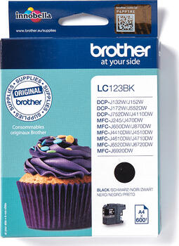 Brother Tinte LC123BK schwarz